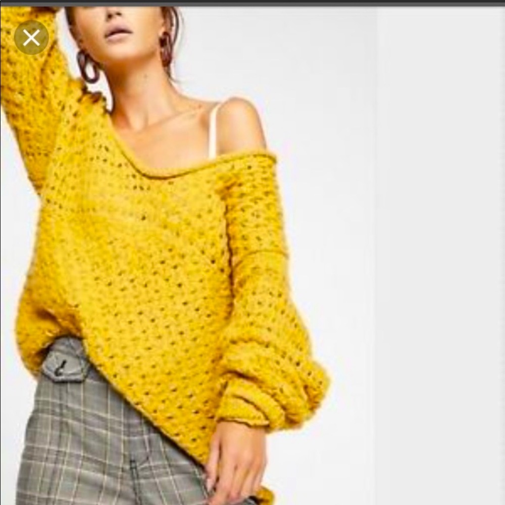 NWT Free people knitted sweater